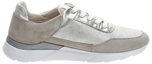 Geox D Sandal Hiver A, Zapatillas Mujer, Plateado (Silver/Lt Grey C0898), 37 EU