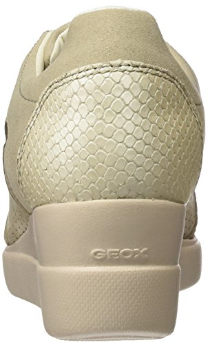Geox D Stardust B, Zapatillas Mujer, Beige, 40 EU