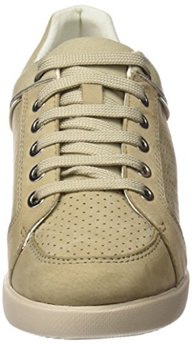 Geox D Stardust B, Zapatillas Mujer, Beige, 40 EU