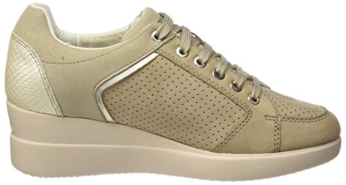 Geox D Stardust B, Zapatillas Mujer, Beige, 40 EU