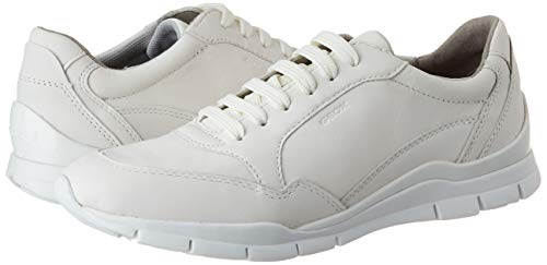 Geox D Sukie A, Zapatillas Mujer, Blanco, 42 EU