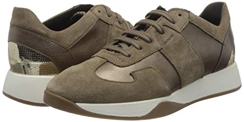 GEOX D SUZZIE B LEAD/DK BEIGE Women's Trainers Low-Top Trainers size 40(EU)