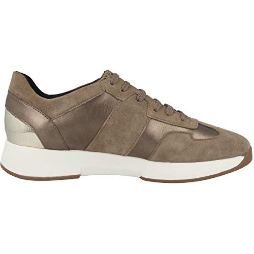 GEOX D SUZZIE B LEAD/DK BEIGE Women's Trainers Low-Top Trainers size 40(EU)
