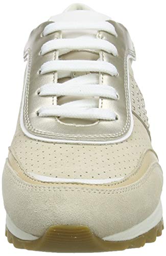 Geox D TABELYA A, Zapatillas Mujer, Beige (Cream/Lt Gold C5k2l), 39 EU