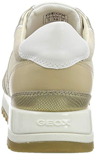 Geox D TABELYA A, Zapatillas Mujer, Beige (Cream/Lt Gold C5k2l), 39 EU