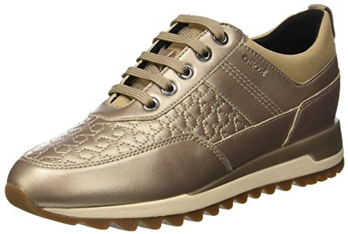 Geox D TABELYA B, Zapatillas Mujer, Dorado (Champagne CB500), 39 EU