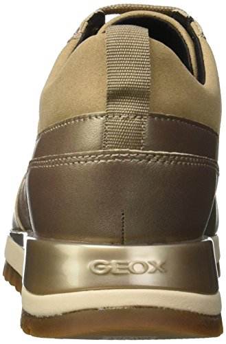 Geox D TABELYA B, Zapatillas Mujer, Dorado (Champagne CB500), 39 EU