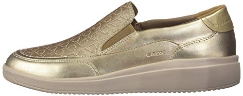 Geox D TAHINA B, Zapatillas Mujer, Dorado (Champagne), 39 EU