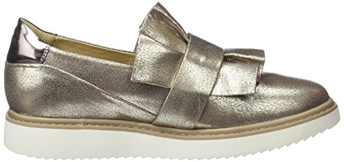 Geox D THYMAR D, Mocasines Mujer, Dorado (Lead), 35 EU