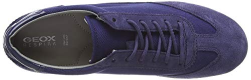 Geox D Vega A, Zapatillas Mujer, Azul (Blue C4000), 35 EU