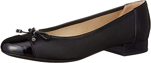 Geox D WISTREY F, Bailarinas Mujer, Negro (Black), 40 EU