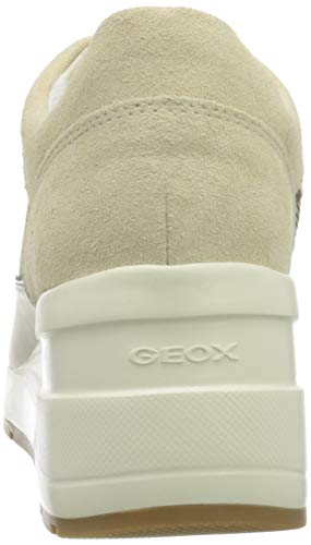 Geox D ZOSMA A, Zapatillas Mujer, Dorado (Gold/Sand C2217), 38 EU