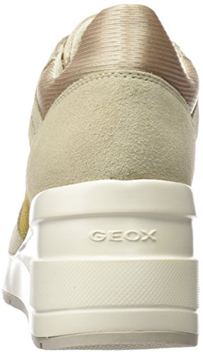 Geox D Zosma C, Zapatillas para Mujer, Beige (Lt Taupe), 39 EU