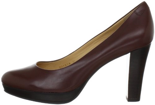 Geox Donna Marian Plateau D24X5B00043C6004 - Zapatos clásicos de Cuero para Mujer, Color marrón, Talla 41