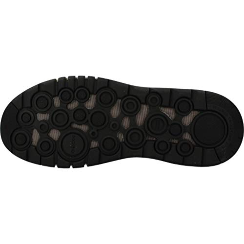 Geox Hombre Zapatillas AERANTIS 4X4 ABX, de Caballero Alto,Calzado Deportivo,Bota de Tobillo de Zapatilla,Impermeable,Coffee/Black,42 EU / 8 UK