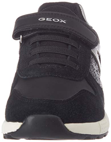 GEOX J ALBEN GIRL A BLACK Girls' Trainers Low-Top Trainers size 33(EU)