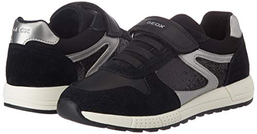 GEOX J ALBEN GIRL A BLACK Girls' Trainers Low-Top Trainers size 33(EU)