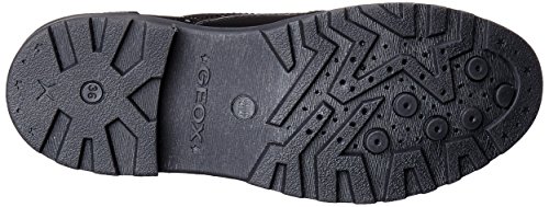 Geox J Casey Girl N, School Uniform Shoe, Negro (BLACKC9999), 37 EU