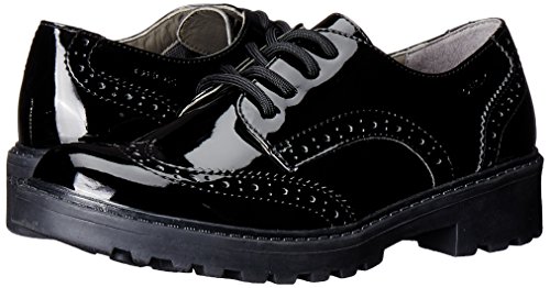 Geox J Casey Girl N, School Uniform Shoe, Negro (BLACKC9999), 37 EU