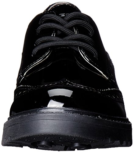 Geox J Casey Girl N, School Uniform Shoe, Negro (BLACKC9999), 37 EU