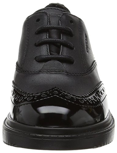Geox J THYMAR Girl E, Zapatos de Cordones Oxford Mujer, Negro (Black), 37 EU