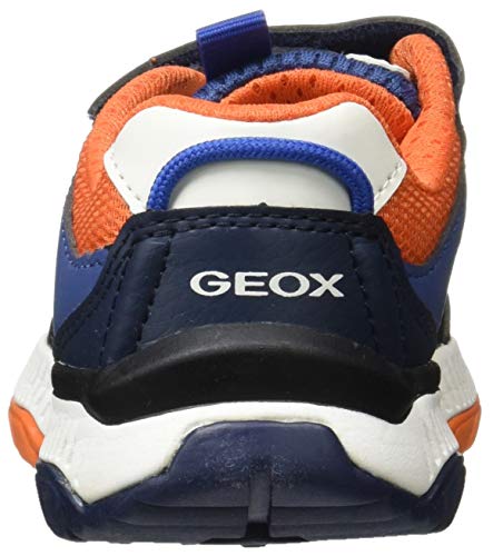 Geox J Tuono Boy A, Zapatillas para Niño Niños, Azul (Marino/Naranja), 31 EU