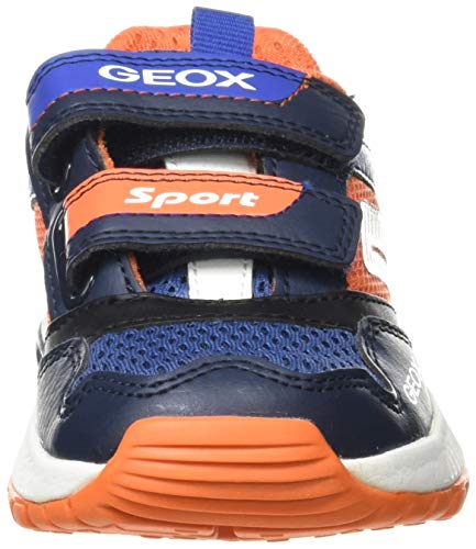Geox J Tuono Boy A, Zapatillas para Niño Niños, Azul (Marino/Naranja), 31 EU