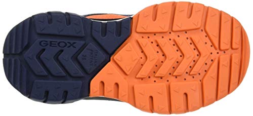 Geox J Tuono Boy A, Zapatillas para Niño Niños, Azul (Marino/Naranja), 31 EU