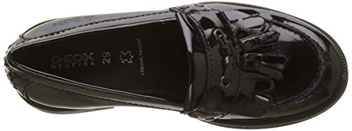 Geox JR Agata A, School Uniform Shoe Mujer, Negro (Black C9999), 39 EU