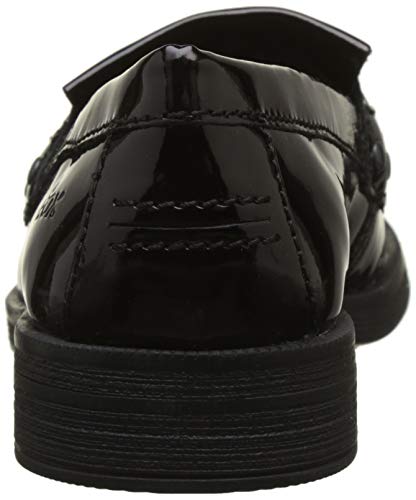 Geox JR Agata A, School Uniform Shoe Niñas, Negro (Black C9999), 24 EU