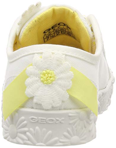 Geox JR CIAK Girl K, Zapatillas Niñas, White C1000, 30