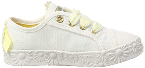 Geox JR CIAK Girl K, Zapatillas Niñas, White C1000, 30