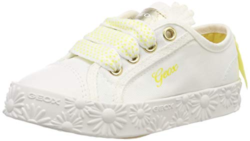 Geox JR CIAK Girl K, Zapatillas Niñas, White C1000, 30