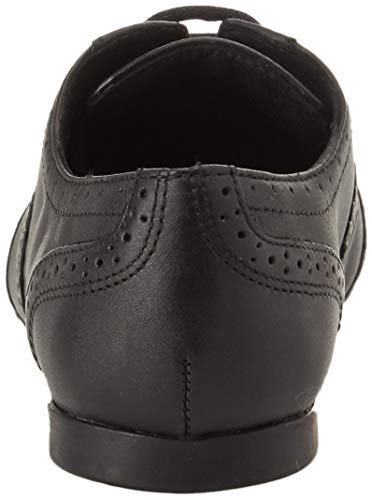 Geox JR Plie' E, Zapatos de Cordones Oxford Mujer, Negro (Black C9999), 40 EU