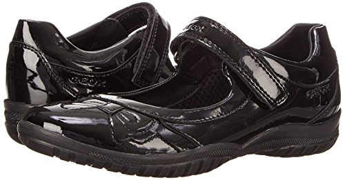 Geox Jr Shadow a, Bailarinas para Niñas, Negro (BLACKC9999), 35 EU