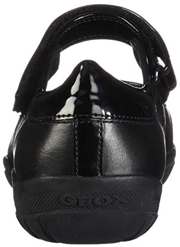 Geox Jr Shadow B, School Uniform Shoe Mujer, Negro (Black C9999), 38 EU