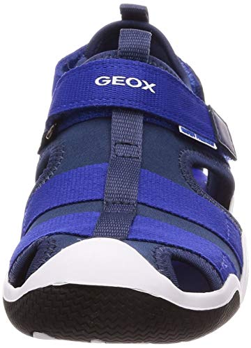 Geox Jr Wader A, Sandalias Punta Cerrada para Niños, Azul (Navy/Royal C4226), 39 EU