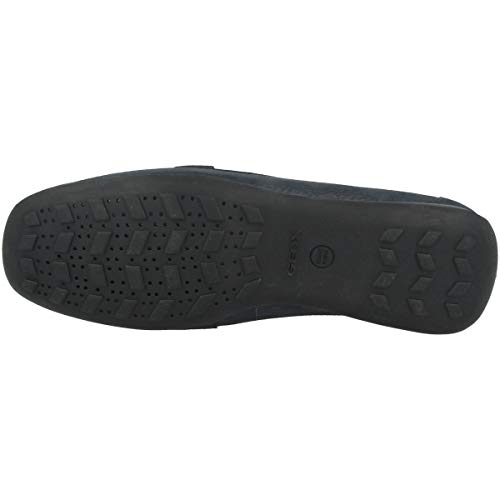 Geox Mujer Mocasines EUXO, señora Zapatillas,Pantuflas,Zapatos Bajos,Zapatos universitarios,Zapatos de Negocios,Removable Insole,Blau,38 EU / 5 UK