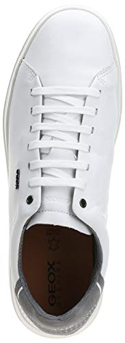 Geox U KENNET B, Zapatillas Hombre, Blanco (White C1000), 46 EU