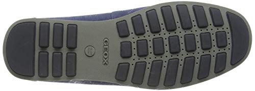 Geox U Mirvin B, Mocasines Hombre, Azul (Lt Avio C4348), 42 EU