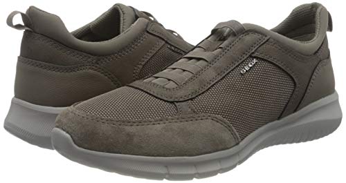 Geox U MONREALE C, Zapatillas Deportivas Hombre, Gris Pardo, 41 EU