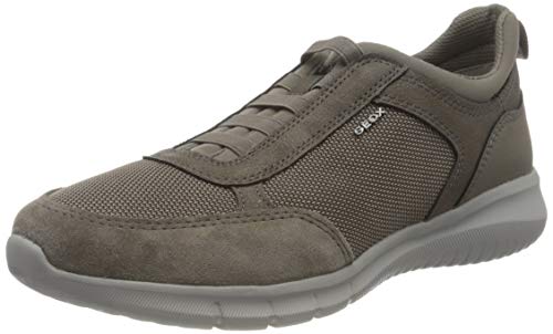 Geox U MONREALE C, Zapatillas Deportivas Hombre, Gris Pardo, 41 EU
