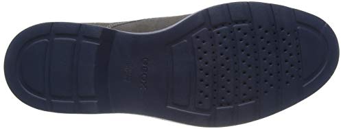 Geox U RAFFAELE B, Zapatos de Cordones Derby Hombre, Gris (Grey C1006), 43 EU