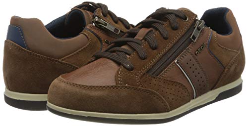 Geox U Renan A, Zapatillas Hombre, Marrón (Browncotto C6003), 40 EU