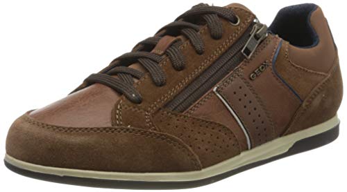 Geox U Renan A, Zapatillas Hombre, Marrón (Browncotto C6003), 40 EU