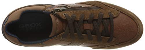 Geox U Renan A, Zapatillas Hombre, Marrón (Browncotto C6003), 40 EU