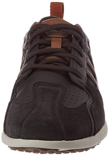 GEOX U SNAKE.2 B COFFEE/DK COFFEE Men's Trainers Low-Top Trainers size 42(EU)