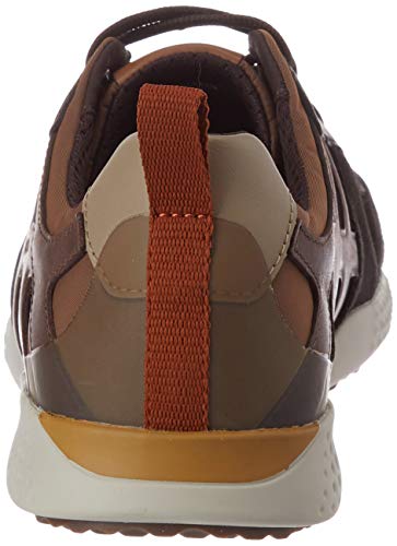 GEOX U SNAKE.2 B COFFEE/DK COFFEE Men's Trainers Low-Top Trainers size 42(EU)