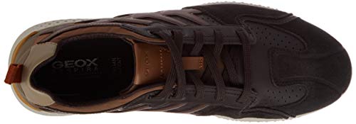 GEOX U SNAKE.2 B COFFEE/DK COFFEE Men's Trainers Low-Top Trainers size 42(EU)