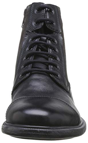Geox U Terence C, Botas Clasicas Hombre, Negro (Black C9999), 44 EU